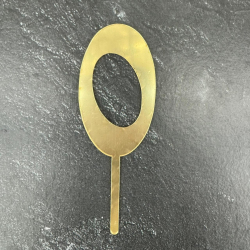 Изображение Топпер цифра 0, 9 см (Ц-2)